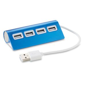 Aluminium USB-hub - Powerbank