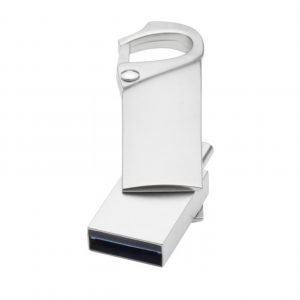 Feston | Type C USB 3.0 karabijnhaak | Zilver